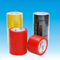 Fita adesiva de Bopp da espuma acrílica vermelha do forro   para a selagem de embalagem fornecedor