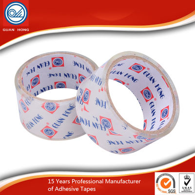 China Logotipo feito sob encomenda adesivo forte de empacotamento impresso duradouro da fita para a empresa fornecedor