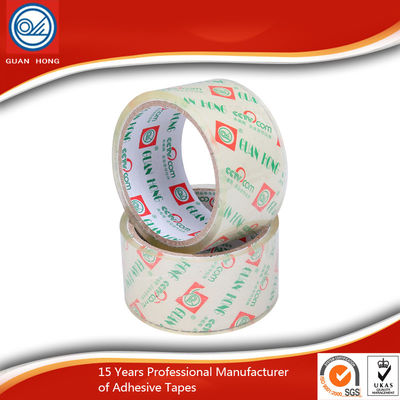 China Pressão de baixo nível de ruído da fita amarelada dos artigos de papelaria de Bopp - adesivo alto sensível fornecedor